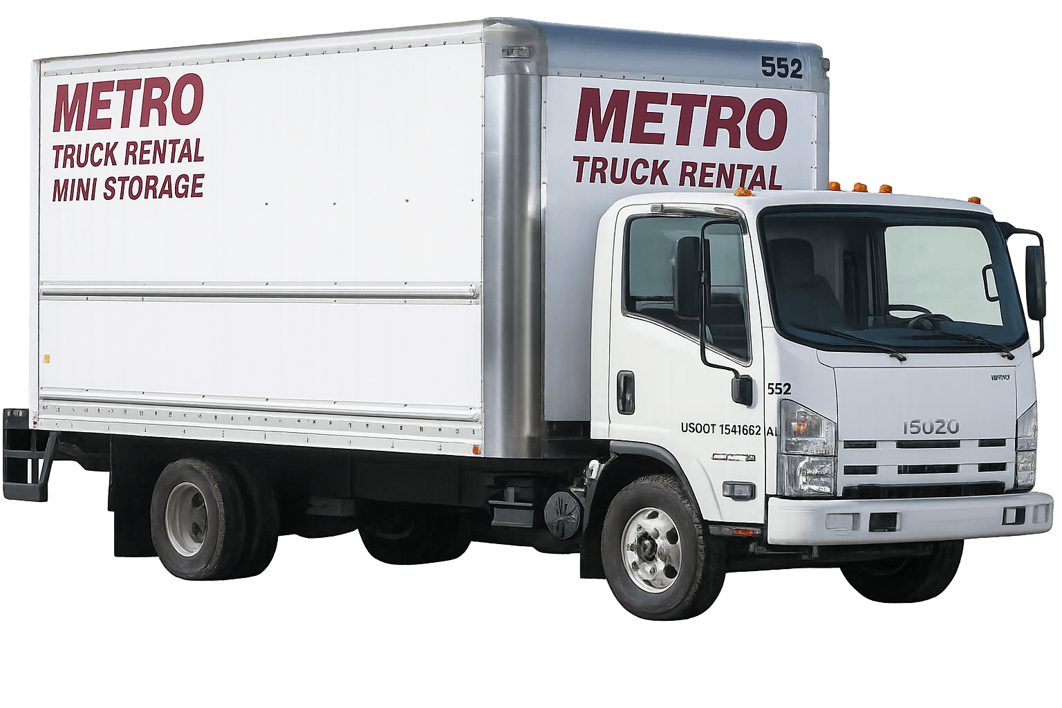 Metro 15 foot box truck with liftgate.
