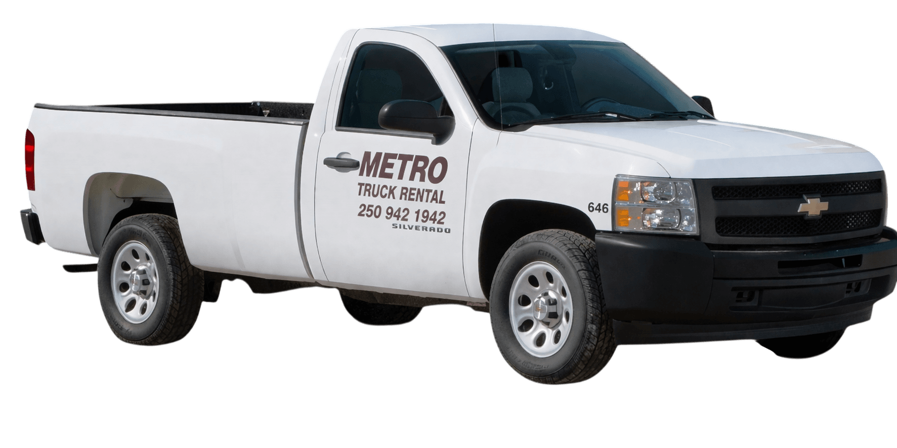 Metro crew cab pickup truck.